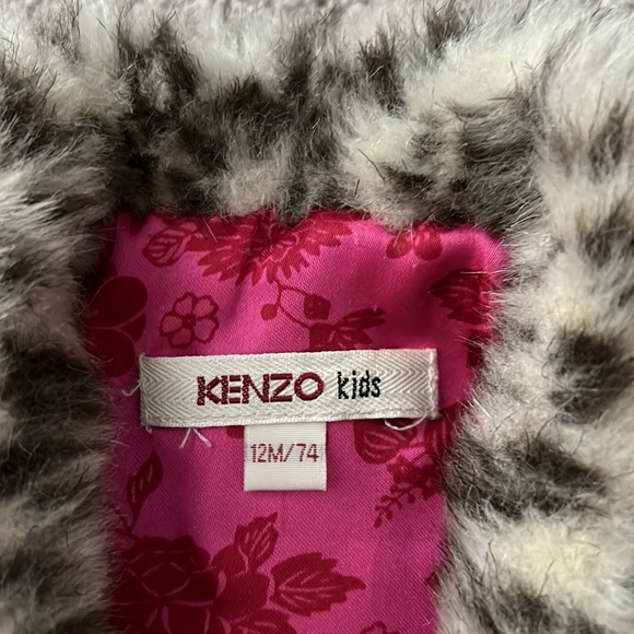 Sold Kenzo kids super cute feux fur gilet - Picture 3 of 11